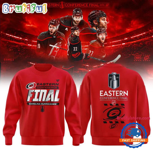 Eastern Conference Champions 2025-26 Carolina Hurricanes Sweatshirt