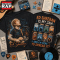 Ed Sheeran Is My Jam Greatest Hits Front and Back Hoodie T-Shirt
