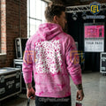 Ed Sheeran LOOP Tour 2026 Pink Tie-Dye Concert Merch Hoodie