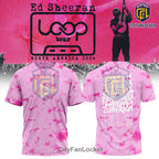 Ed Sheeran LOOP Tour 2026 Pink Tie-Dye Concert Merch Hoodie