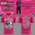 Ed Sheeran Loop Tour 2026 x Philadelphia Eagles Pink T Shirt