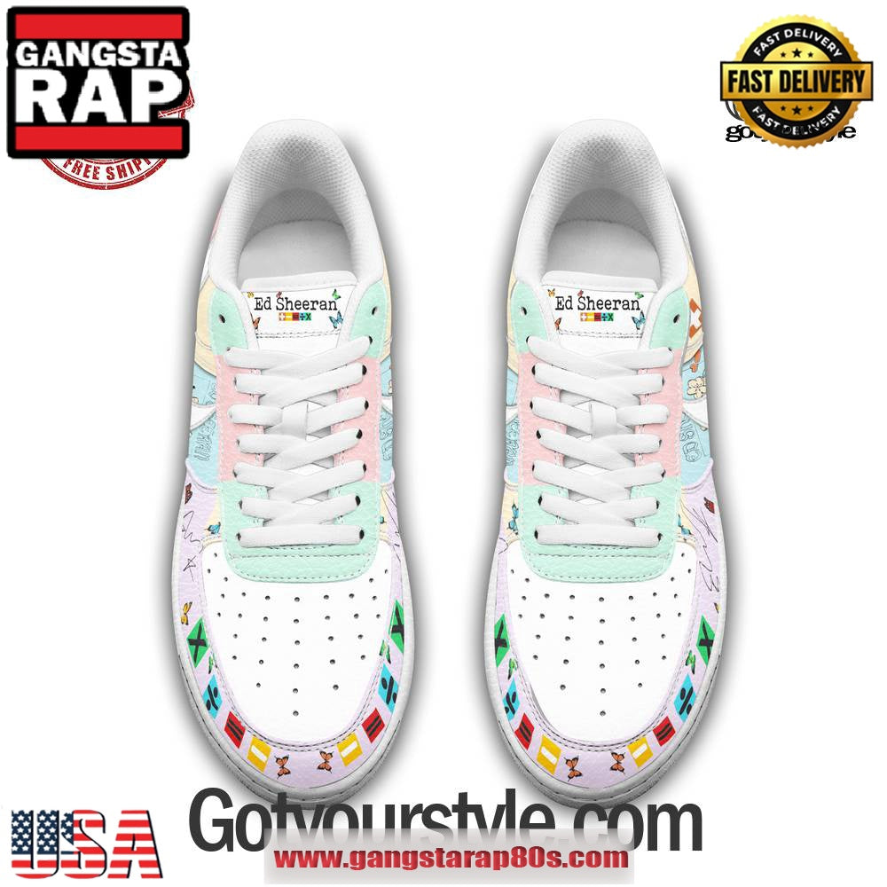 Ed Sheeran Perfect Limited Air Force 1 Running Sneakers Shoes