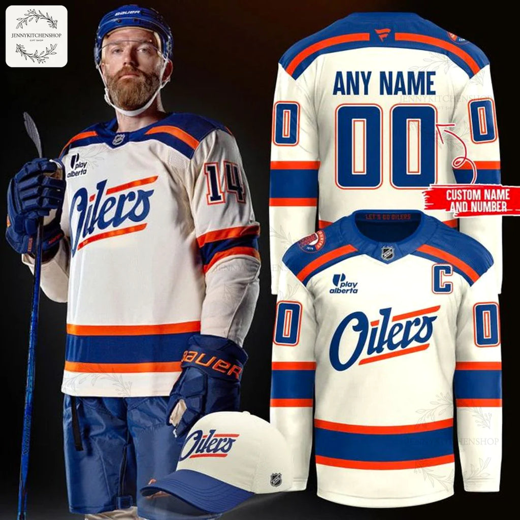 Edmonton Oilers 2025 New Custom Hockey Jersey