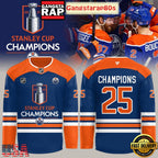 Edmonton Oilers Champion NHL Stanley Cup 2025 Hockey Jersey