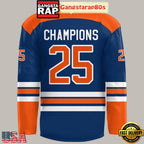 Edmonton Oilers Champion NHL Stanley Cup 2025 Hockey Jersey