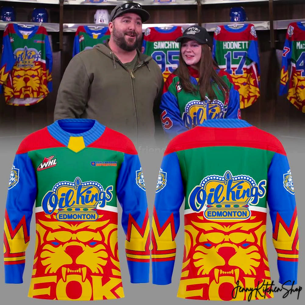 Edmonton Oilers Kings 2026 Special Hockey Jersey