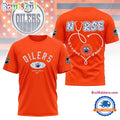 Edmonton Oilers NHL Nurse Appreciation Month 3D T Shirt