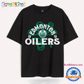 Edmonton Oilers St Pattys Day Shamrock Design T Shirt
