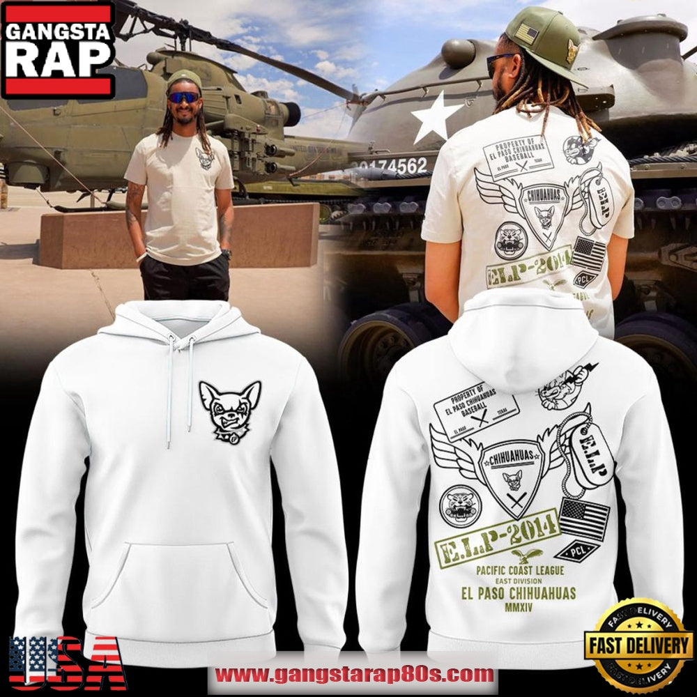 El Paso Chihuahuas Armed Forces Night 2026 Special Edition Hoodie