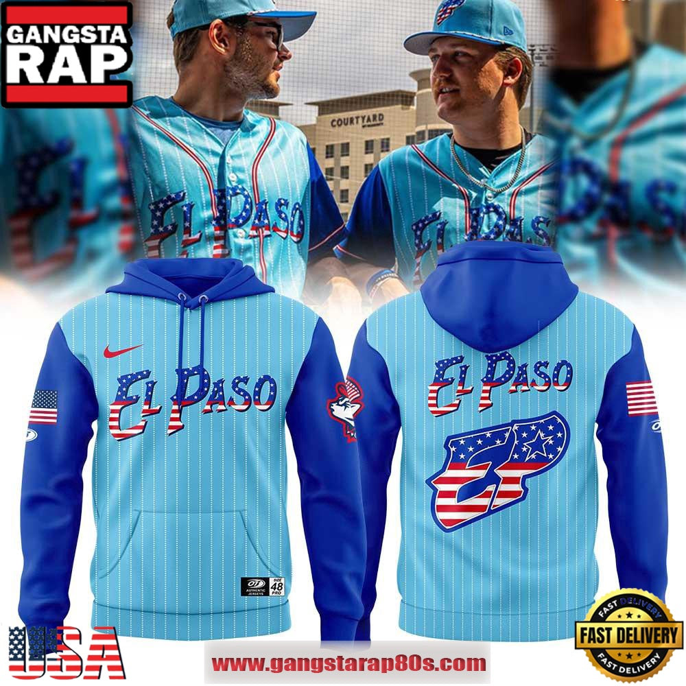 El Paso Chihuahuas Independence Day Special Edition All Over Print Hoodie