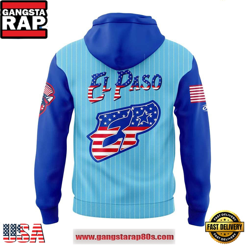 El Paso Chihuahuas Independence Day Special Edition All Over Print Hoodie