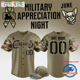 El Paso Chihuahuas Military Appreciation Night 2025 Custom Baseball Jersey