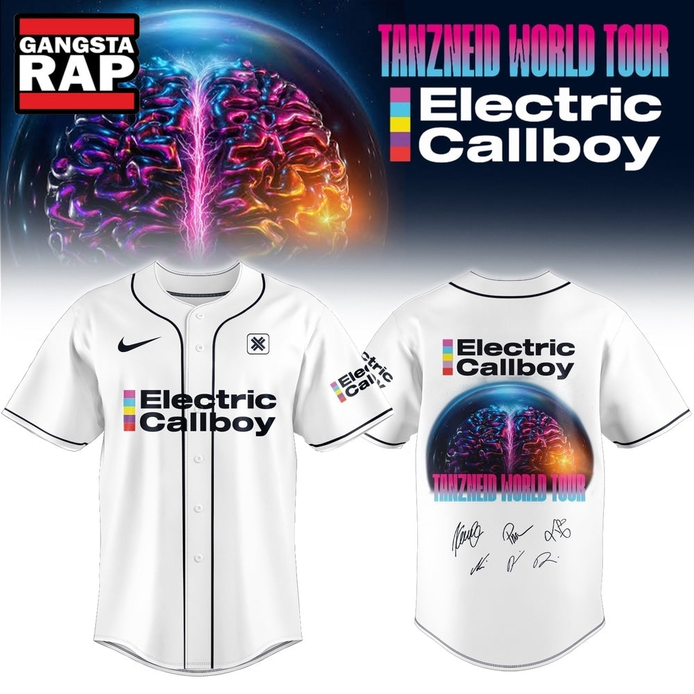 Electric Callboy Tanzneid World Tour 2026 Special New Baseball Jersey
