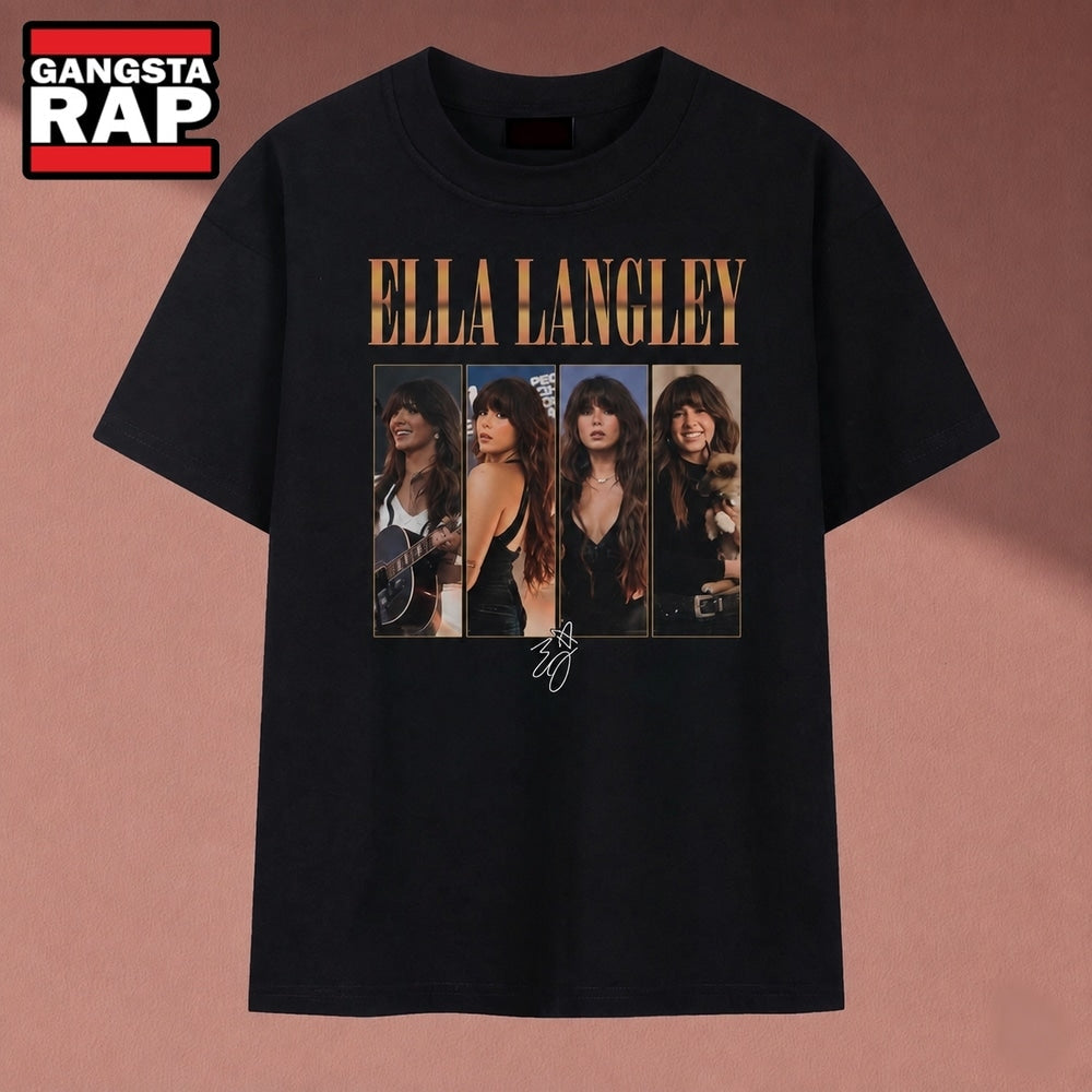 Ella Langley Photo Strip Country Singer Graphic T Shirt , Music 2D Shirt