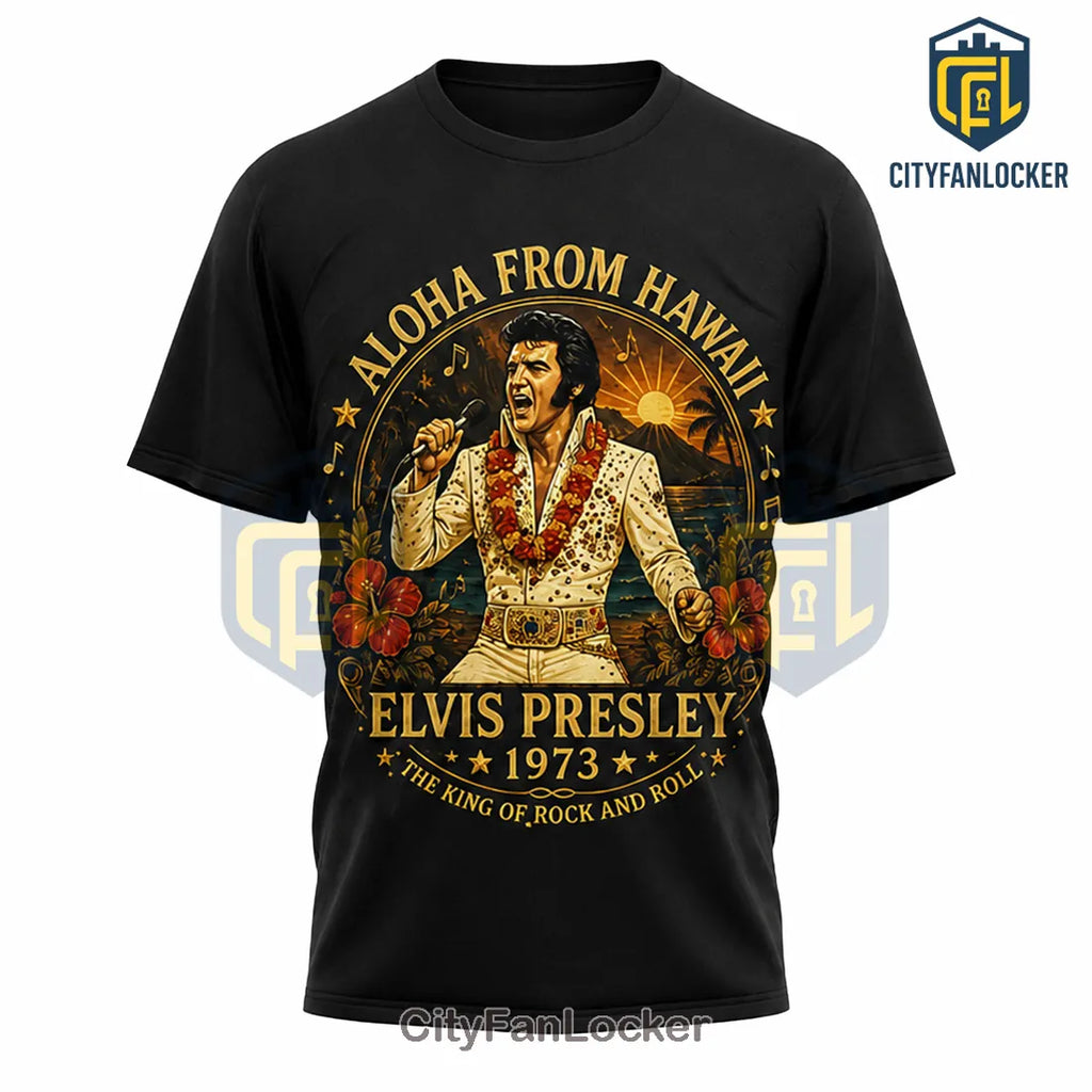 Elvis Presley Aloha From Hawaii 1973 Limited Edition T-Shirt