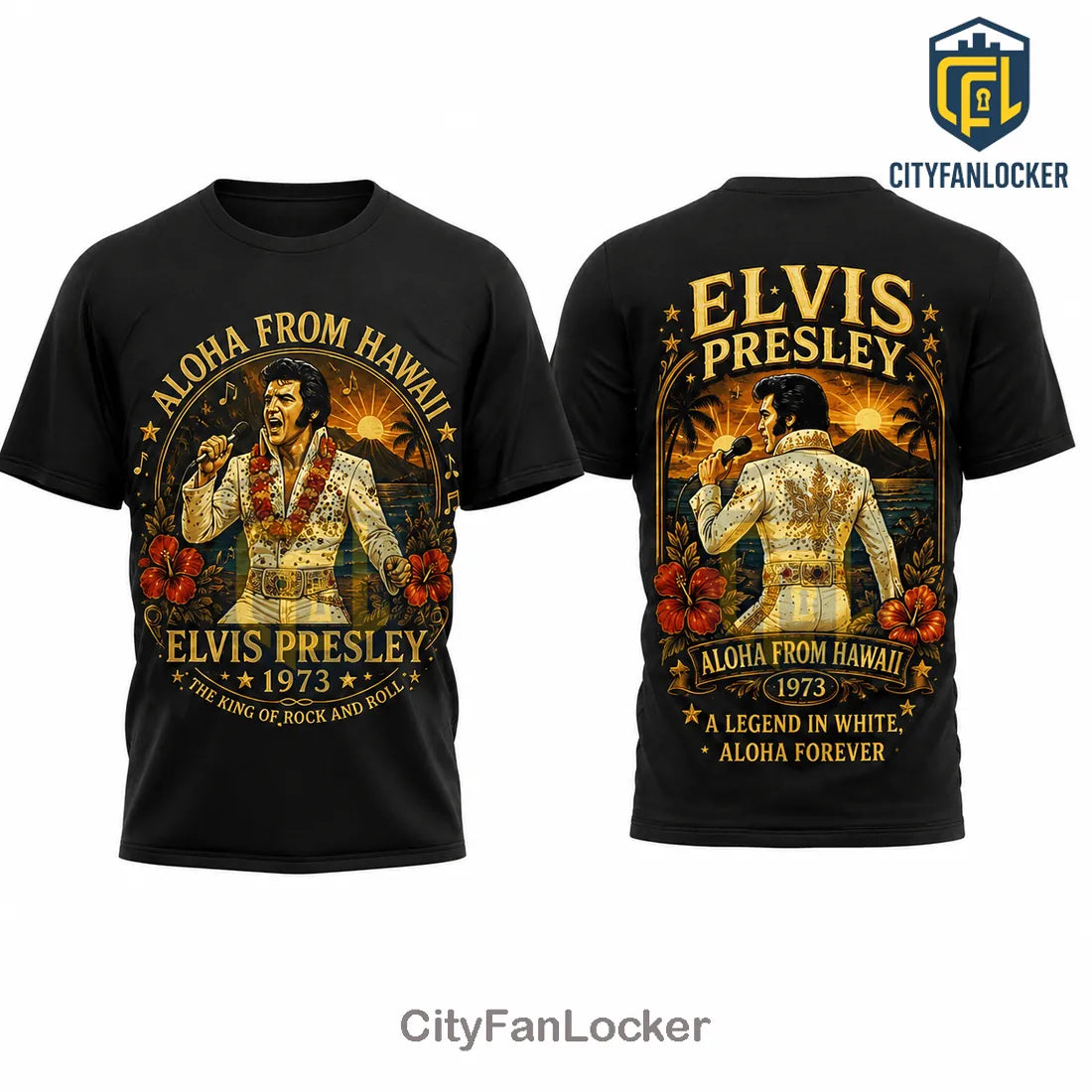 Elvis Presley Aloha From Hawaii 1973 Limited Edition T-Shirt