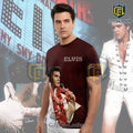 Elvis Presley Iconic Song List TCB Guitar 3D T-Shirt