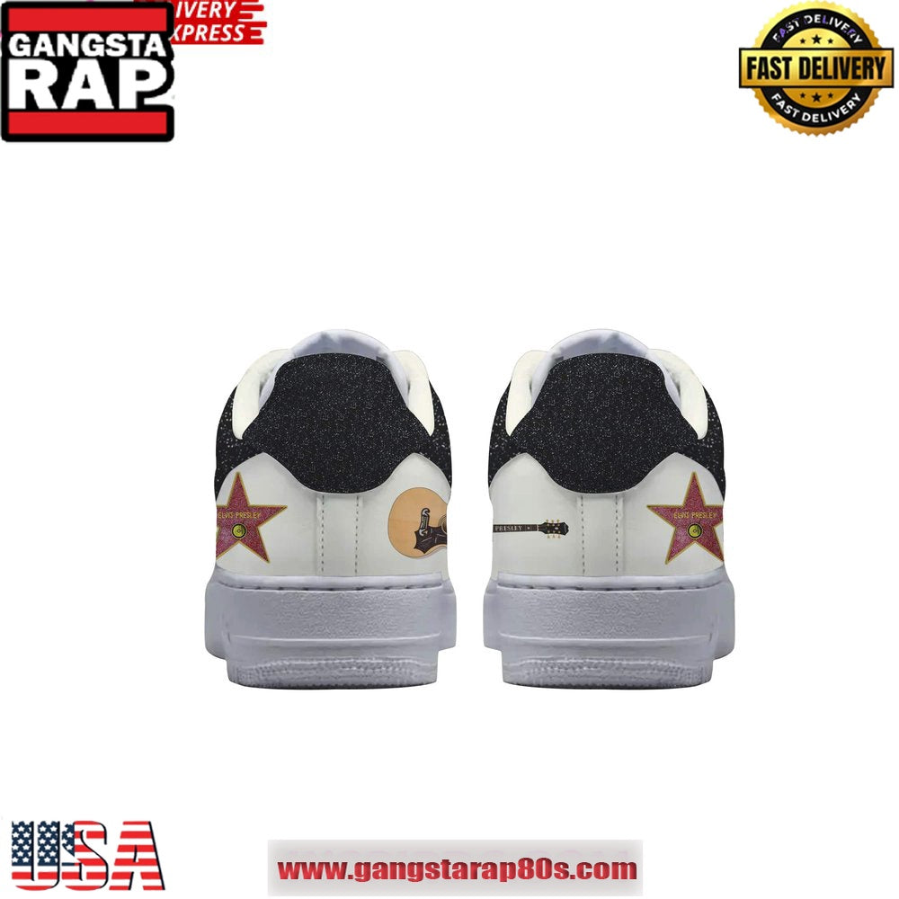Elvis Presley King of Rock and Roll Air Force 1 Running Sneakers Shoes