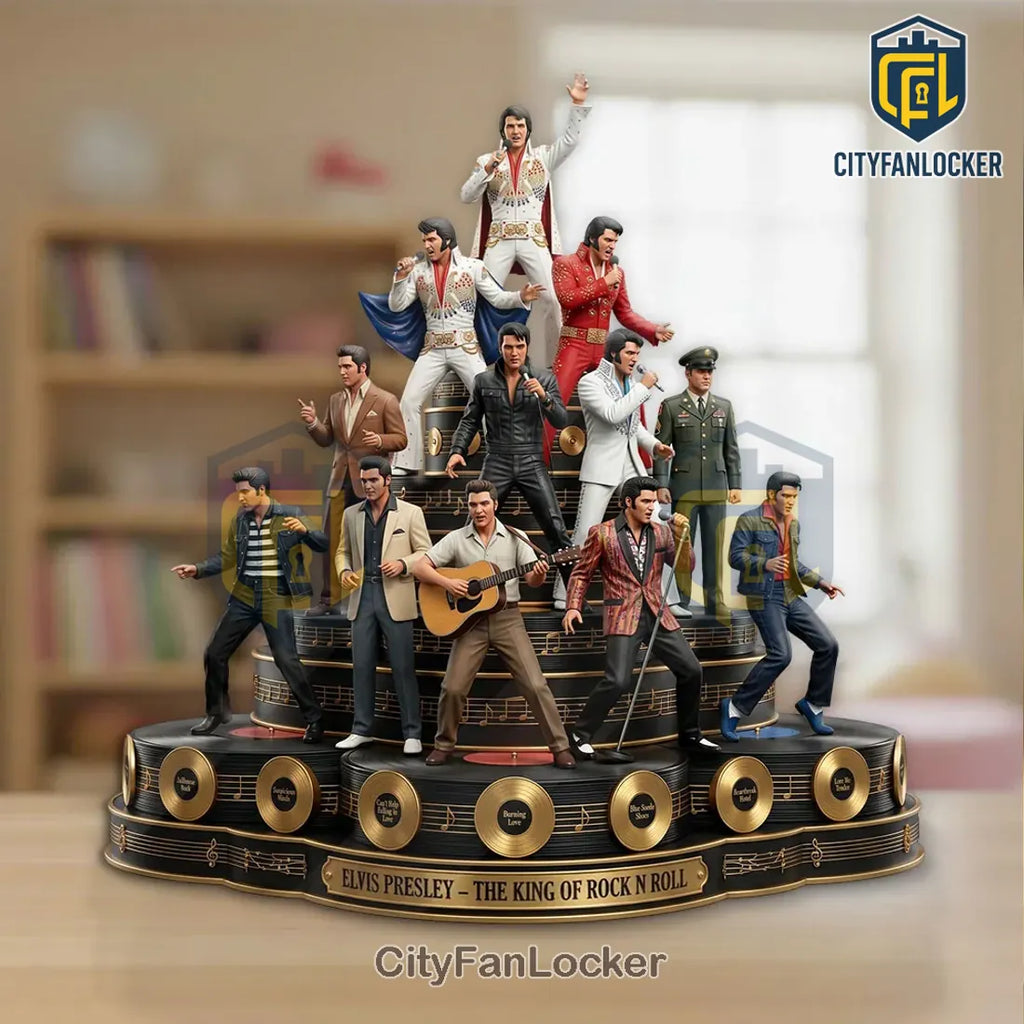 Elvis Presley Sculpted Multi-Figure Musical Diorama Statue