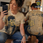 Elvis Presley The King Music Notes T-Shirt