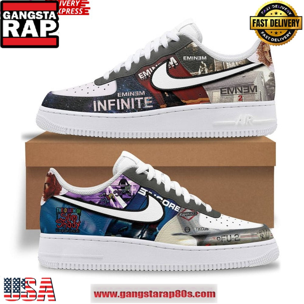 Eminem Album Cover Collection Air Force 1 Sneakers Shoes