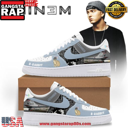 Eminem B-Rabbit New Special Edition Nike Air Force 1 Sneakers Shoes