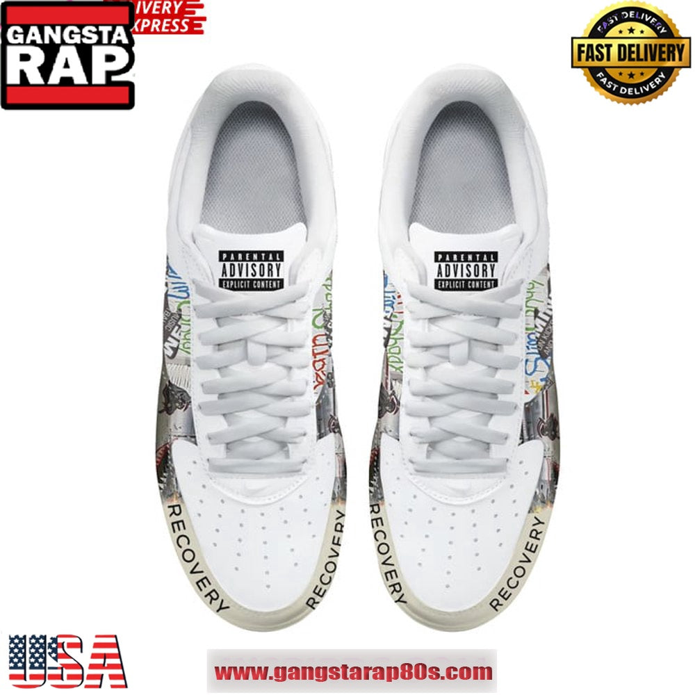 Eminem Recovery Limited Edition Air Force 1 Sneakers Shoes