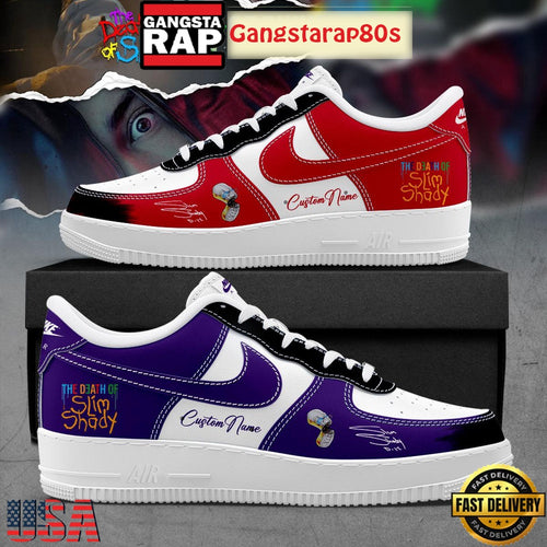 Eminem The Death Of Slim Shady 2026 Custom Air Force 1 Sneakers Shoes