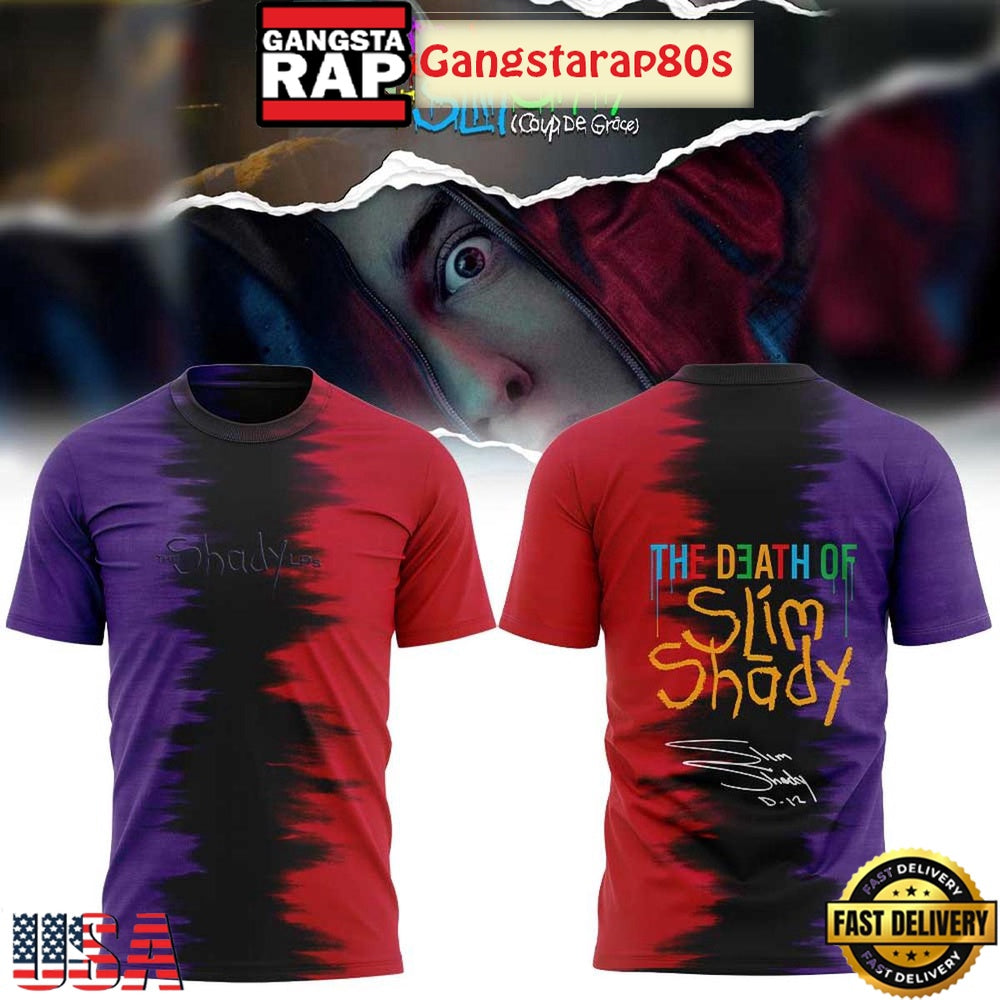 Eminem The Death Of Slim Shady Limited Edition 3D T-Shirt