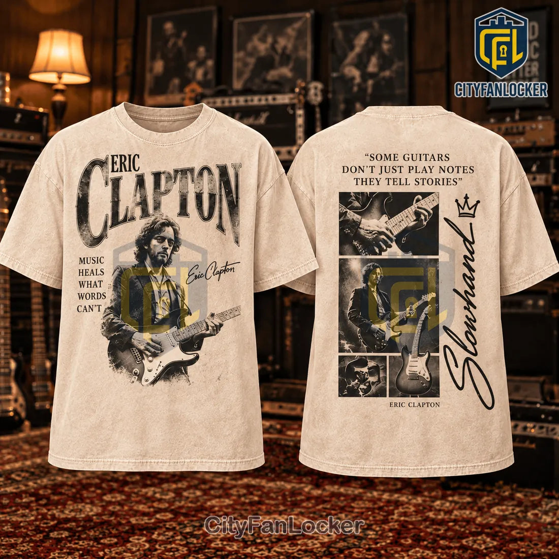 Eric Clapton Slowhand Music T-Shirt