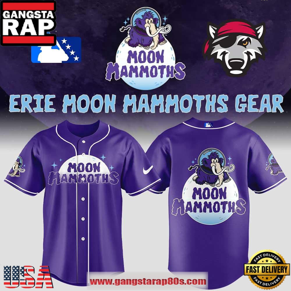 Erie SeaWolves Moon Mammoths Limited Edition Baseball Jersey Shirt