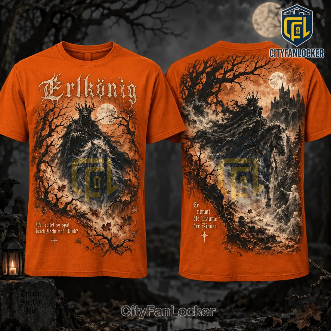 Erlkönig King of the Haunted Forest Gothic Shirt