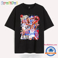 Erving Iverson and Chamberlain Philadelphia 76ers Graphic T Shirt