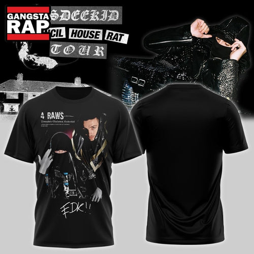 EsDeeKid Council House Rat Tour 2026 Graphic New Design 3D Shirt , Music Trend Shirt