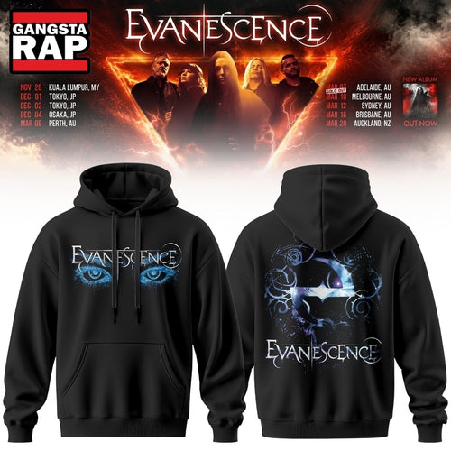 Evanescence Australia & New Zealand Tour 2027 New Design Hoodie