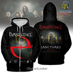 Evanescence Sanctuary Who Will You Follow Band Signatures T-Shirt