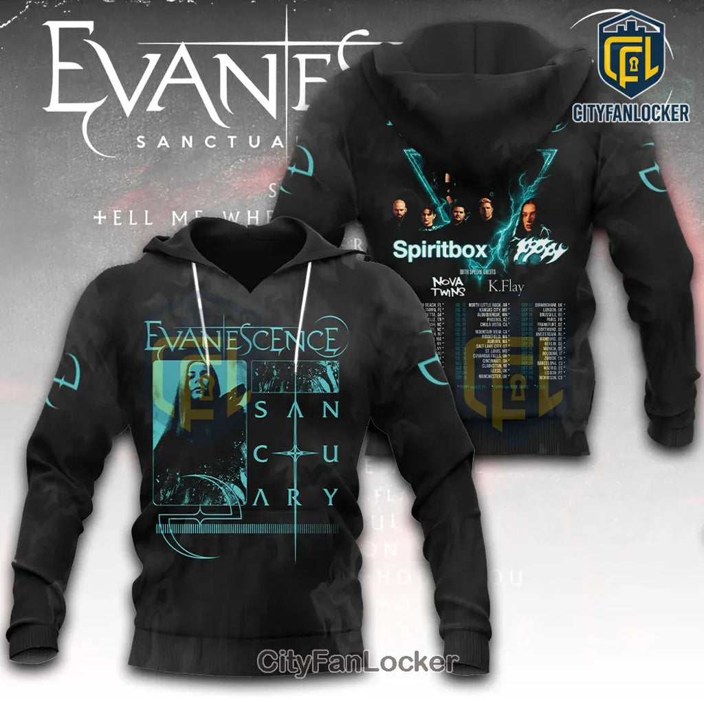 Evanescence Spiritbox Poppy Tour 2026 Shirt
