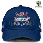 Evansville Thunderbolts 2026 Presidents Cup Back to Back Champions Navy Hoodie