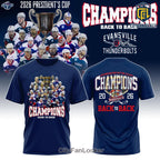 Evansville Thunderbolts 2026 President’s Cup Champions T-Shirt