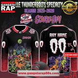 Evansville Thunderbolts x Scooby-Doo Night 2025 Custom Hockey Jersey