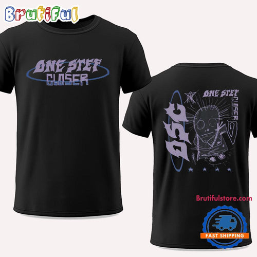 Evil Greed One Step Closer Oval Vintage T Shirt