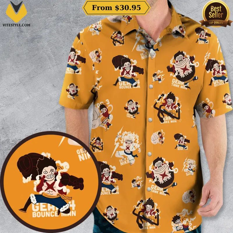 Evolution Luffy Gear One Piece Hawaiian Shirt