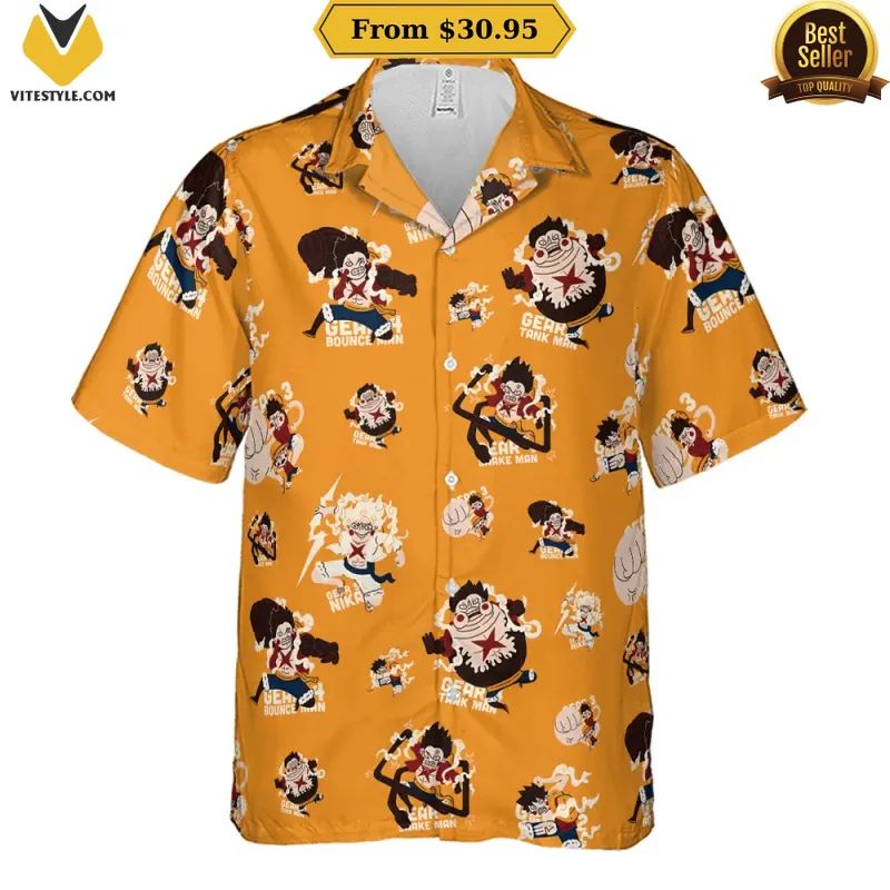 Evolution Luffy Gear One Piece Hawaiian Shirt