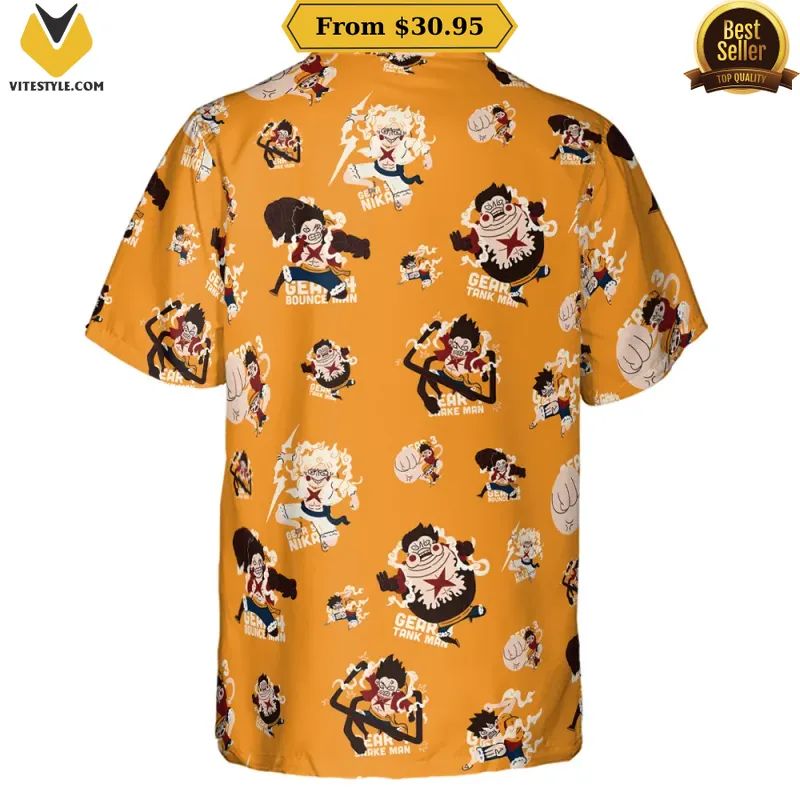 Evolution Luffy Gear One Piece Hawaiian Shirt
