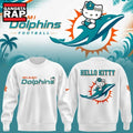 Exclusive Miami Dolphins x Hello Kitty 2026 White Sweatshirt , Music Trend Shirt