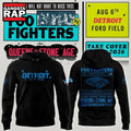 Exclusive Version Detroit Lions x Foo Fighters 2026 Black Hoodie , Music Trend Shirt