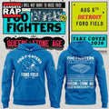 Exclusive Version Detroit Lions x Foo Fighters 2026 Blue Hoodie , Music Trend Shirt