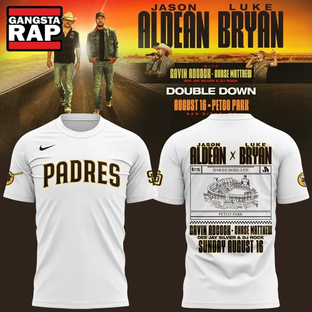Exclusive Version San Diego Padres x Luke Bryan And Jason Aldean 2026 Hoodie T-Shirt