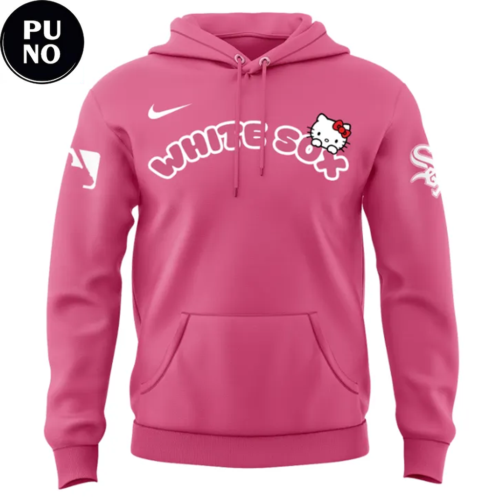 Chicago White Sox x Hello Kitty Night 2026 Pink Hoodie Shirt