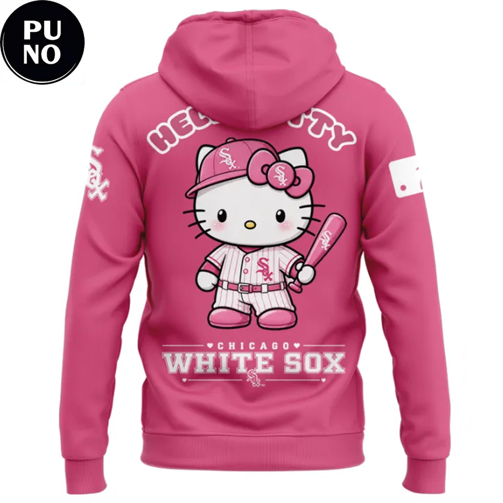 Chicago White Sox x Hello Kitty Night 2026 Pink Hoodie Shirt